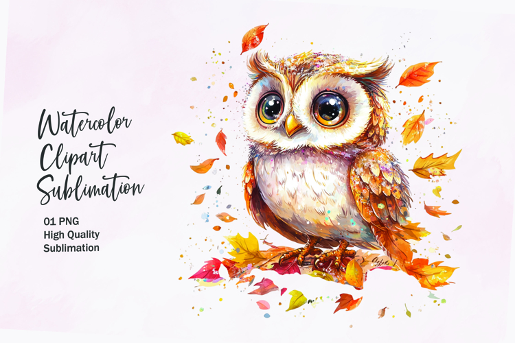 Watercolor Leaves Clipart Image 8