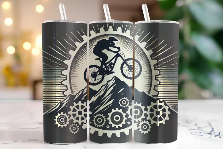 Cycling Tumbler Wrap | Sublimation | Tumblers