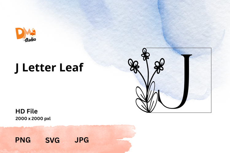 Letter Leaf Monogram