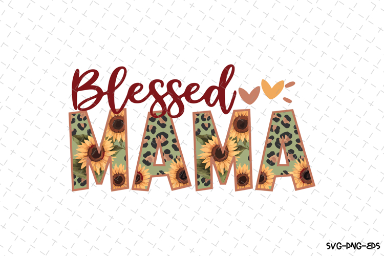 Blessed Mom Svg Image 24