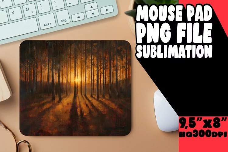 Stunning Landscape Mouse Pad Design