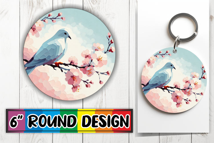 Sweet Keychain Designs for Gifts PNG, Birds