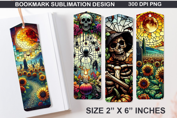 Bookmarks Sublimation - Halloween Holly Berries PNG Design