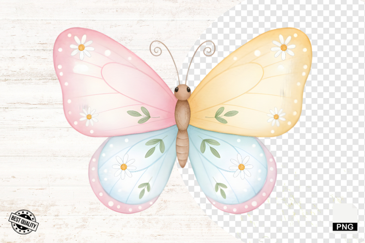 Cute Butterfly Clipart Image 2
