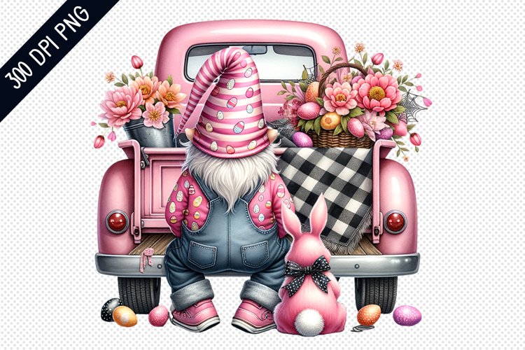 Easter Gnome Clipart