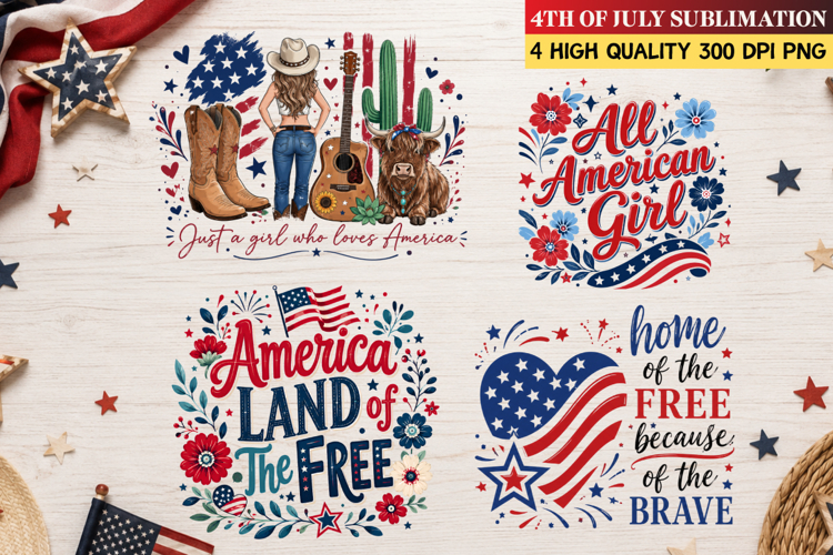 All American Girl, Patriotic PNG, USA PNG, America PNG