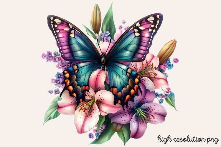 Watercolor Flowers Svg Image 11