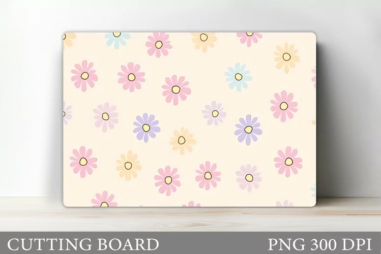 Flowers Cutting Board. Floral Cutting Board Design