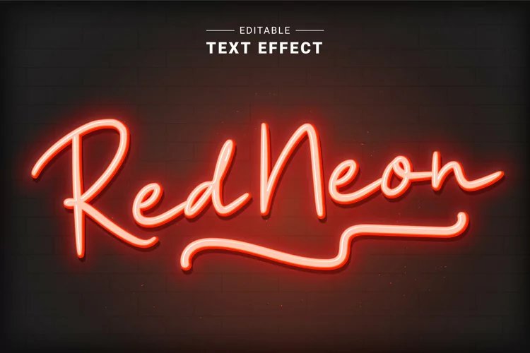 Editable Text Effect for Illustrator. Vector Graphic styles