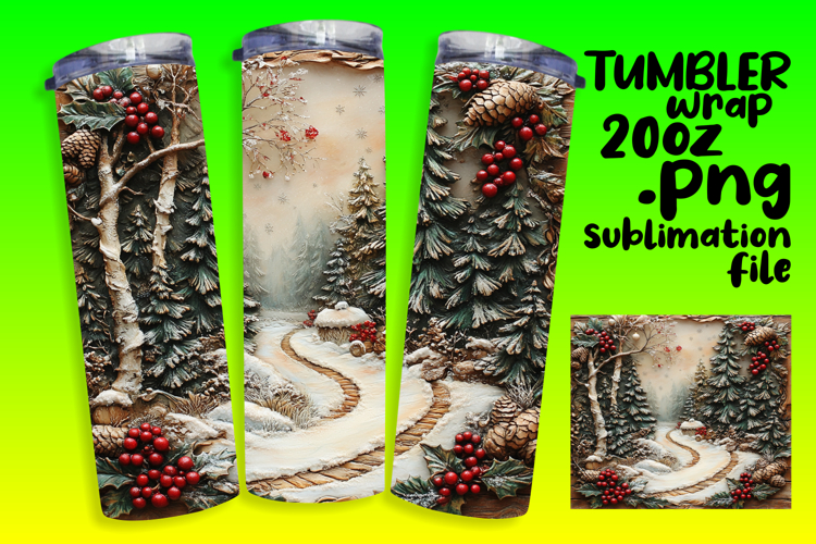 Christmas Tumbler Wrap Image 12