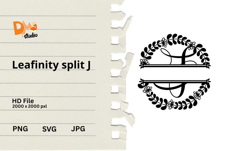 Floral Monogram Letter Svg Image 9