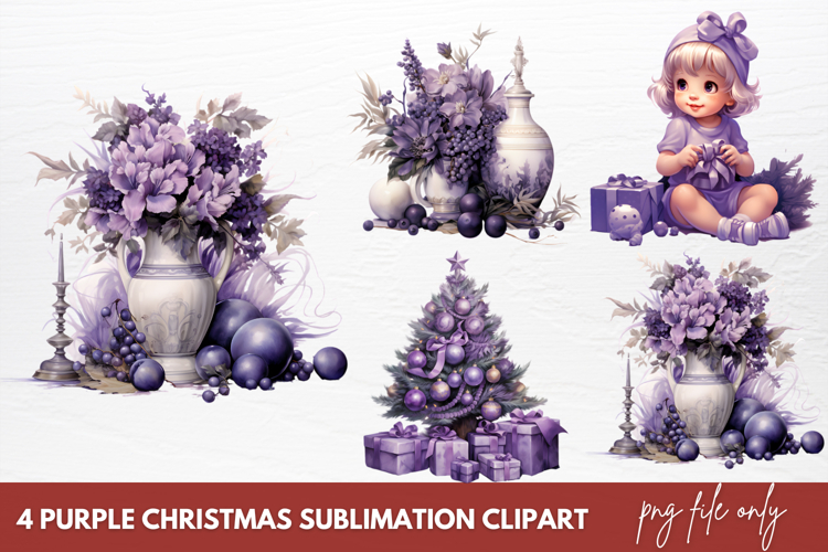 Christmas Watercolor Clipart Image 8