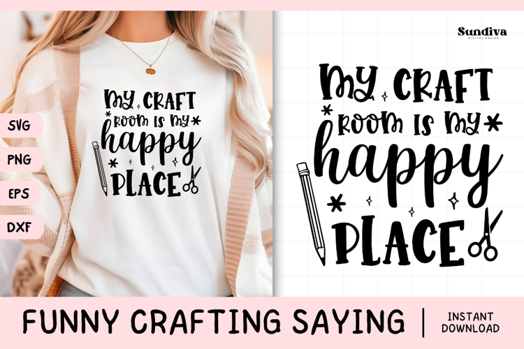 Funny Crafting Quote SVG For Crafter | My Craft Room
