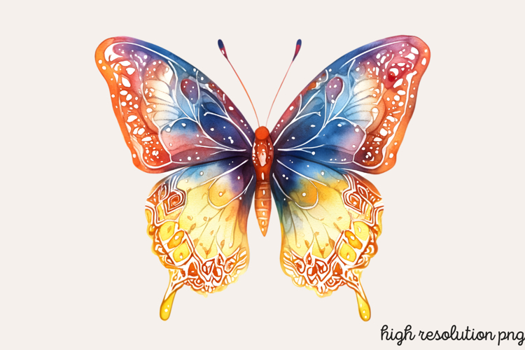 Watercolor Flowers Svg Image 19