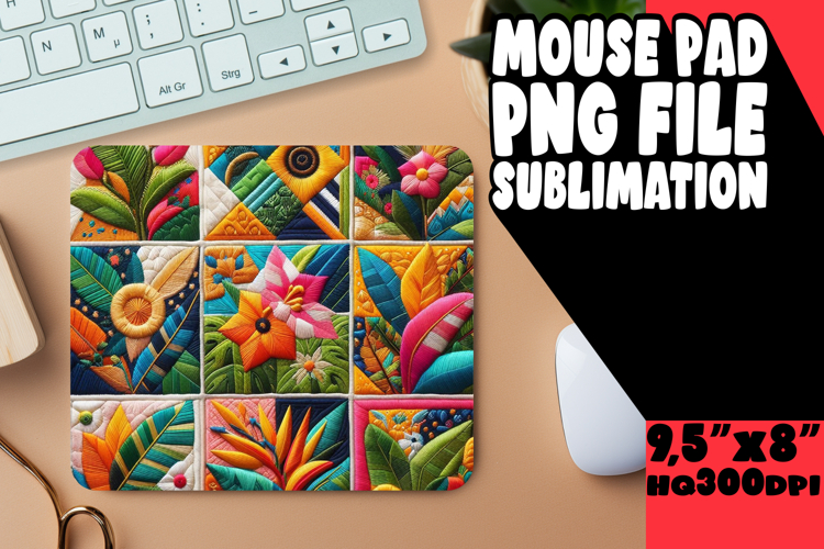 BLISSFUL desk MAT Gift Ideas, Patchwork
