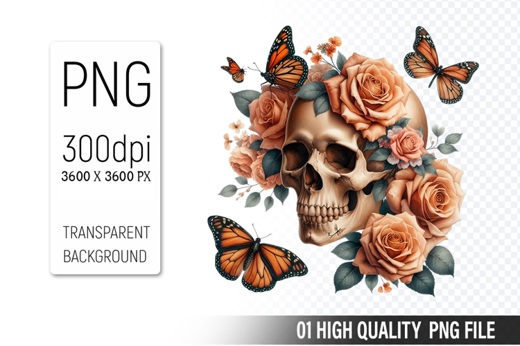 Skull Clipart Png Image 17
