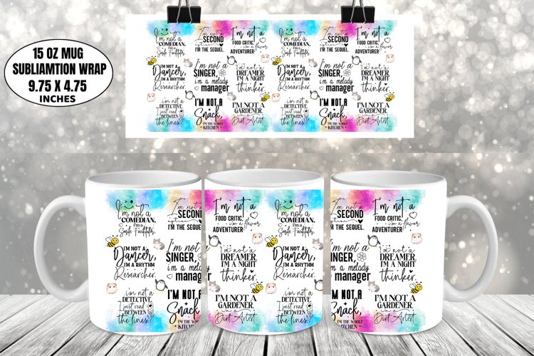 Funny Mug Wrap Sublimation, Funny Mug Wrap