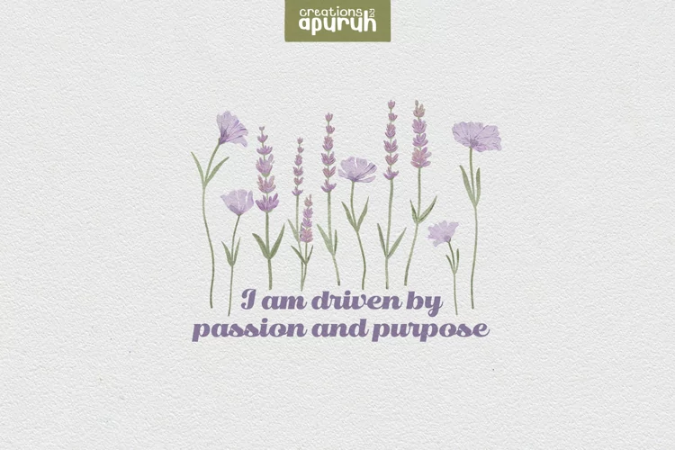 Floral "I AM" Affirmation Quotes T-Shirt Design 10