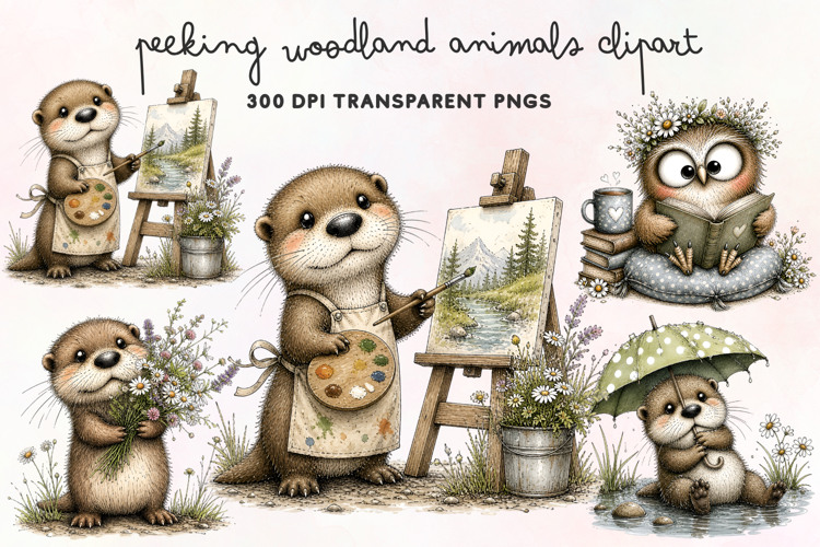 Woodland Animal Clipart Image 5