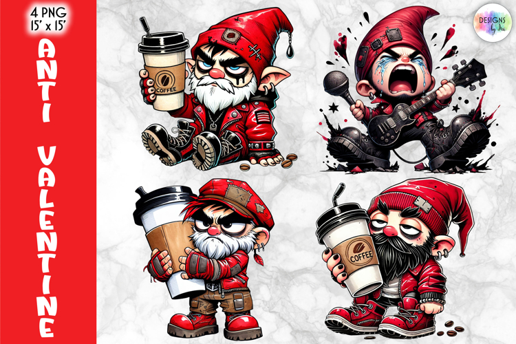 Valentine Gnome Clipart Image 24