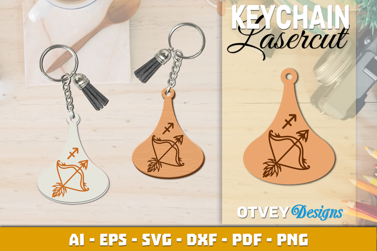 Zodiac Keychain Lasercut | Keychain Design Lasercut