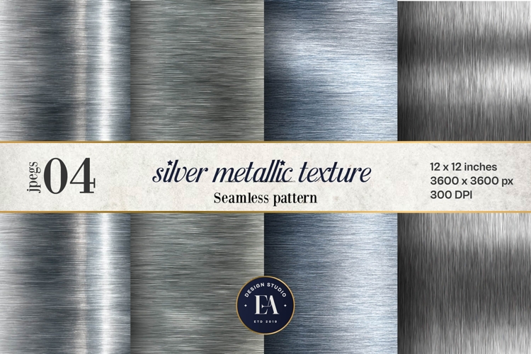 Shiny Silver Texture Image 8