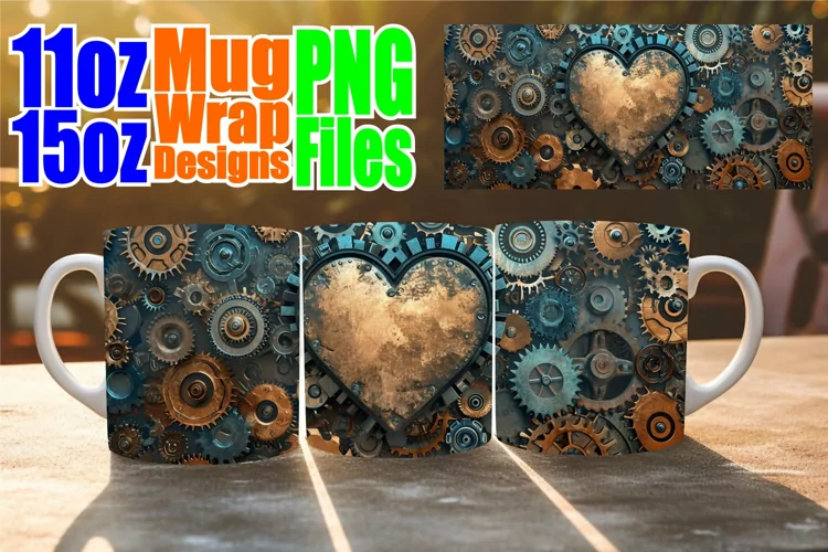 Heartfelt Mug Wrap - Valentine's Day Artistry