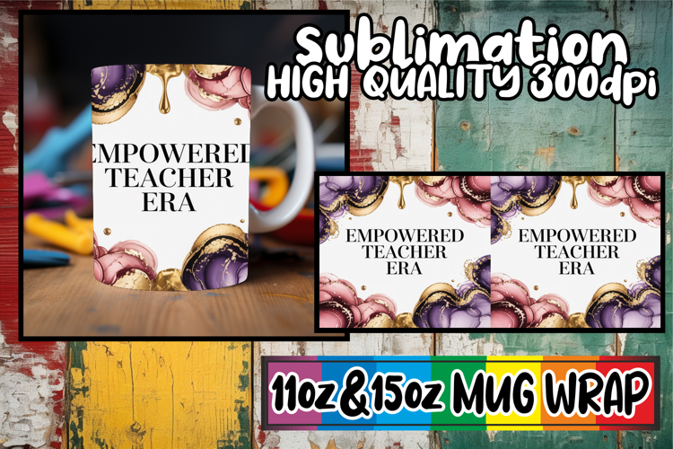 Inspiring journeys 11oz 15oz mug wrap, Teacher