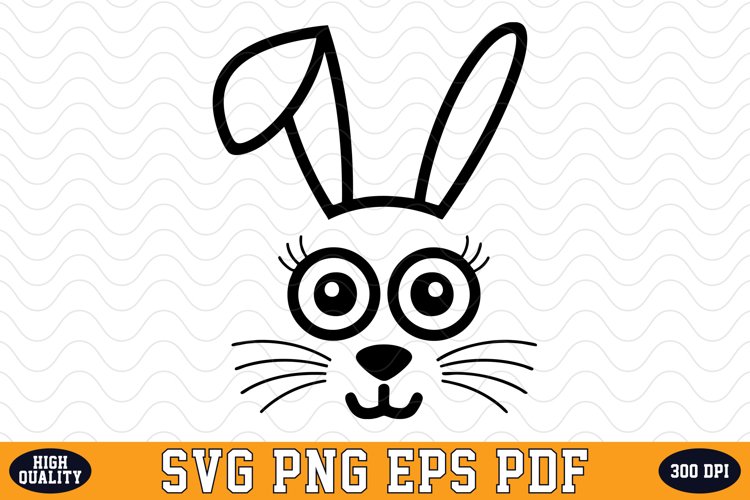Cute Bunny SVG Sublimation Design | Sublimation