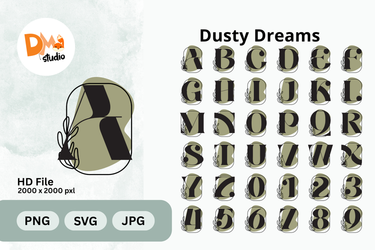 Dusty Dreams Monogram