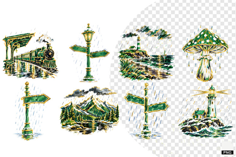 Rainy Day Clipart example image 1