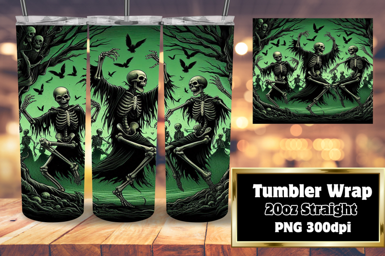 BOLD 20oz Tumbler Artwork for Sublimation , Horror Halloween