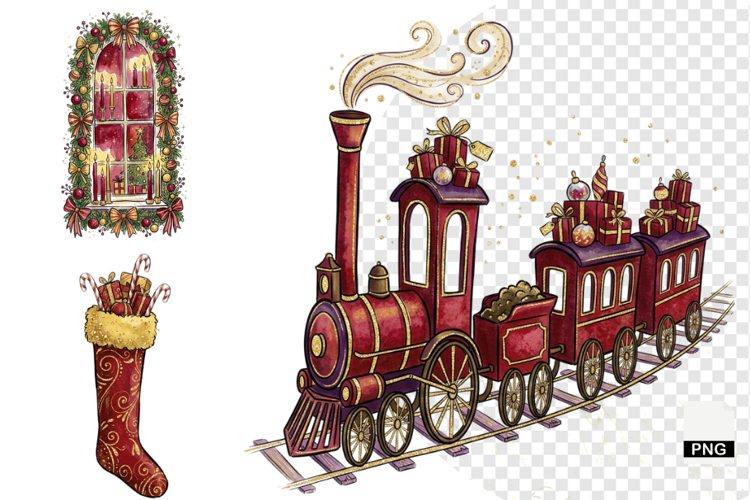 Whimsical Christmas Clipart