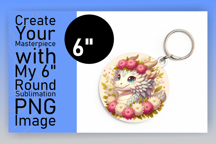 Lovely Round Design Car Coaster Artwork , Dragon