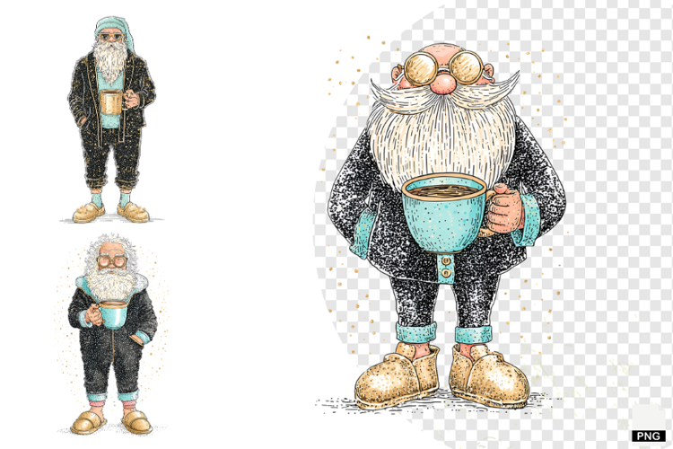 Doodle Style Christmas Clipart