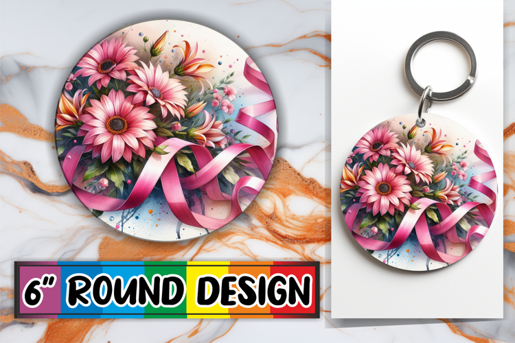 Enchanted Circle Coaster Designs, Flowers
