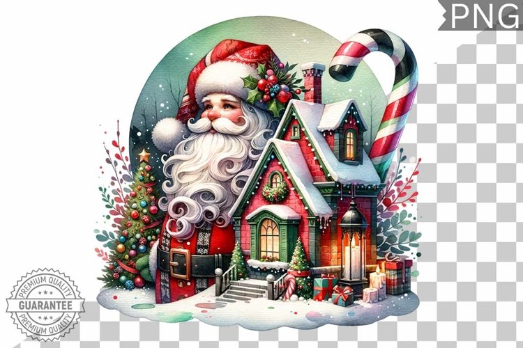 Santa Christmas Clipart Image 15