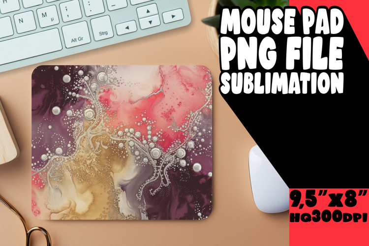 joyful MOUSE MAT Sublimation Style, Abstract Pattern