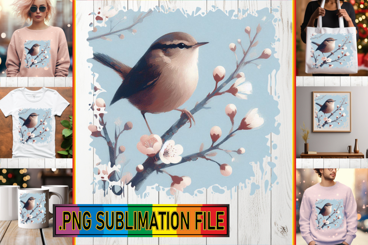 Timeless Tote Bag Gift Ideas PNG, Birds
