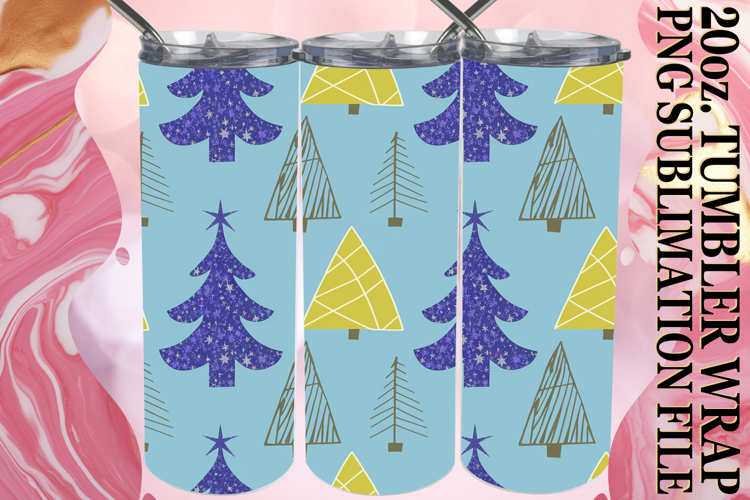 Gentle breezes 20oz tumbler wrap, Christmas