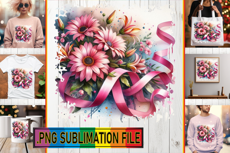 Vibrant TOTE BAG Magic PNG, Flowers