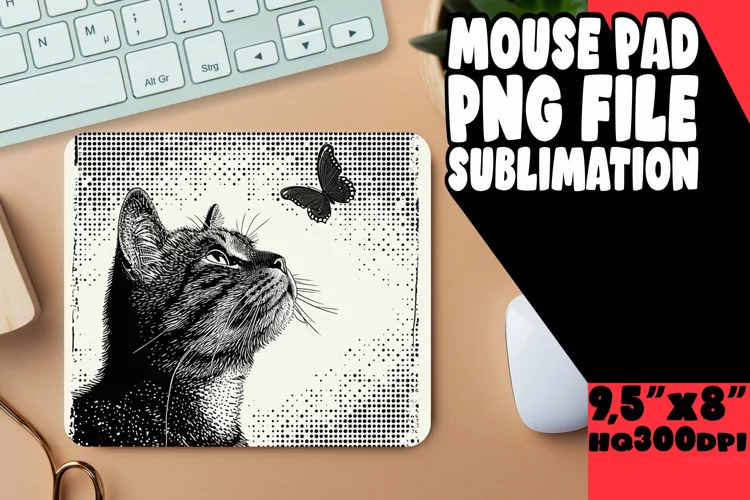 Sweet Cat Sublimation Pad