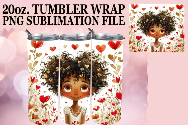Love's Sublimation Charm on Tumblers