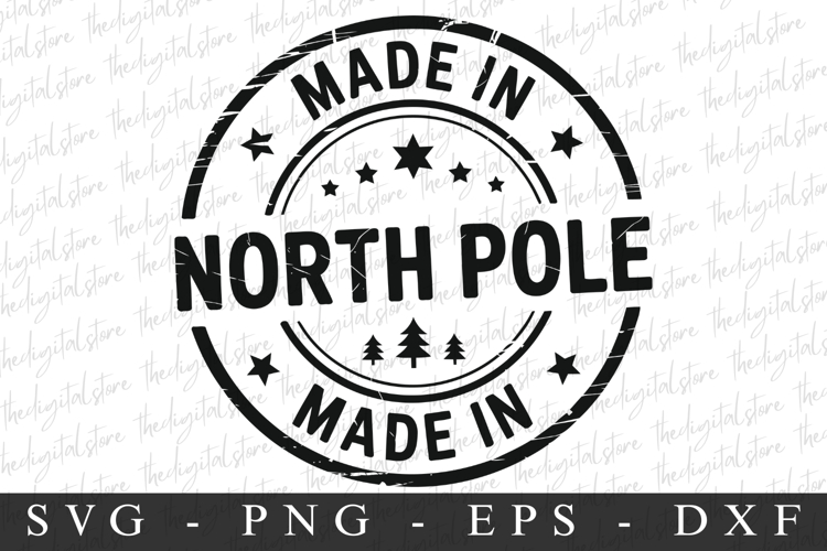 Made In North Pole Svg | Christmas svg