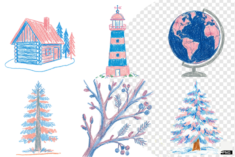 Winter Travel Clipart