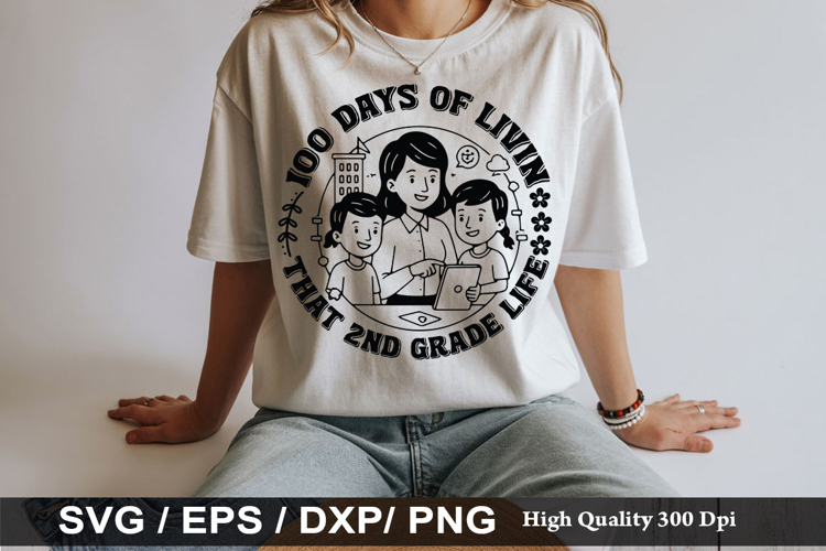 100 Days SVGs Image 24