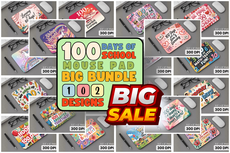 100 days of School SVGs