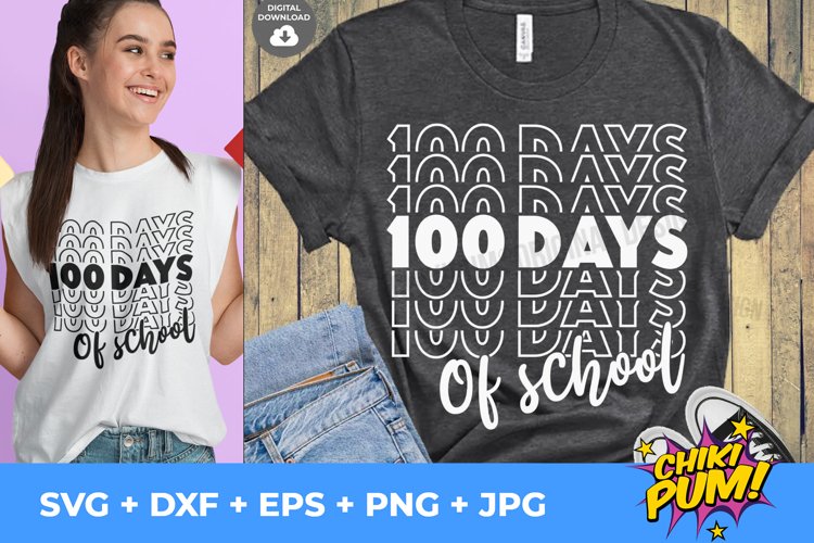 100 Days SVGs Image 13