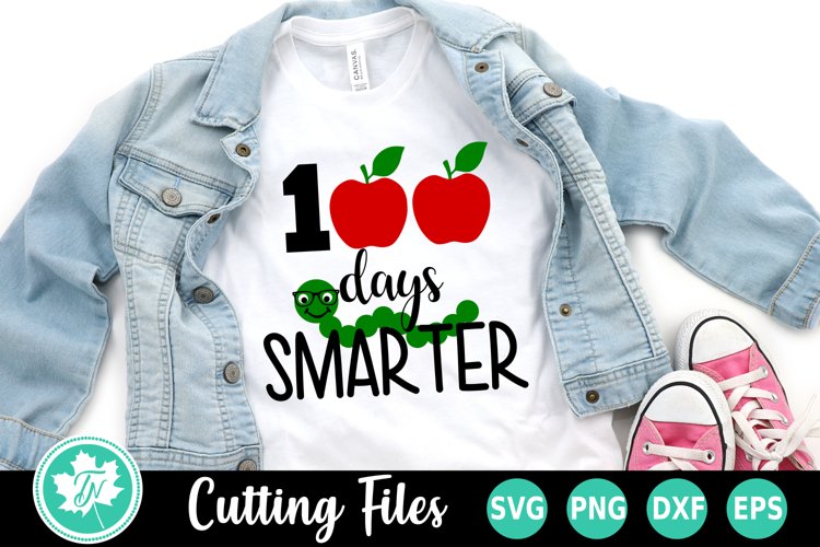 100 Days of School SVG | 100 Days Smarter example image 1