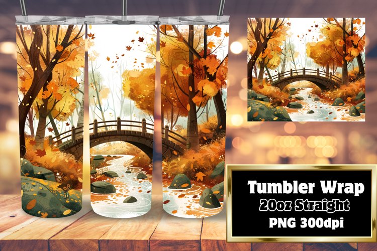 Fall Tumbler Wrap Image 9